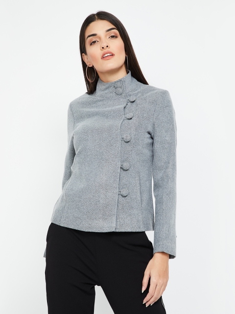

CODE by Lifestyle Women Grey Solid Jacket