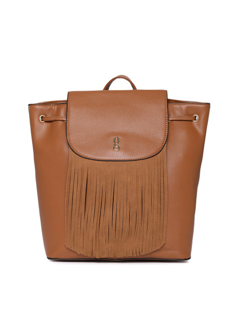 

Global Desi Women Brown Tassel Detail Backpack