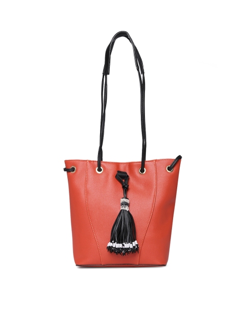 

Global Desi Burnt Orange Solid Shoulder Bag