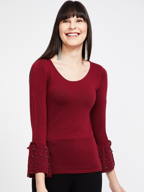 

CODE by Lifestyle Women Red Solid Top