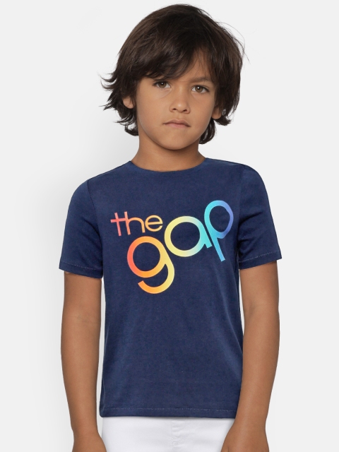 

GAP Boy Logo Short Sleeve T-Shirt, Navy blue