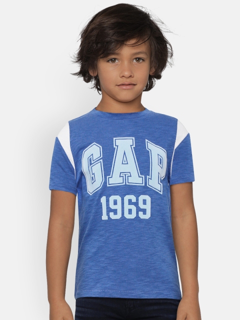 

GAP Boy Logo Short Sleeve T-Shirt, Blue