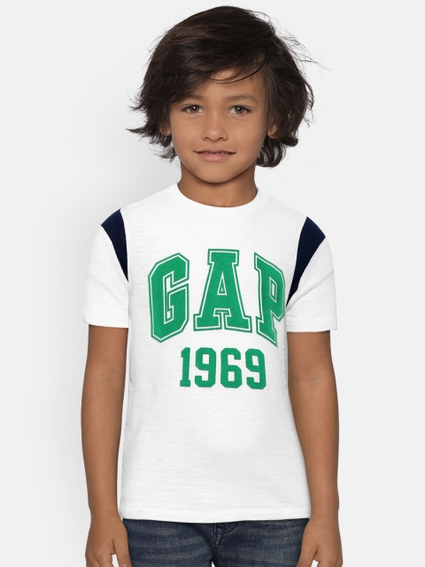 

GAP Boy Logo Short Sleeve T-Shirt, White