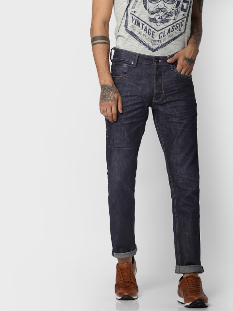 

Jack & Jones Men Blue Glenn Slim Fit Low-Rise Clean Look Stretchable Jeans
