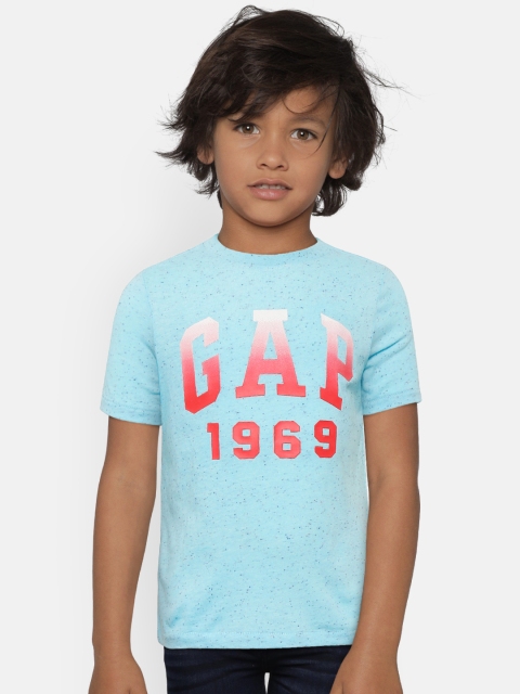 

GAP Boy Logo Short Sleeve T-Shirt, Blue