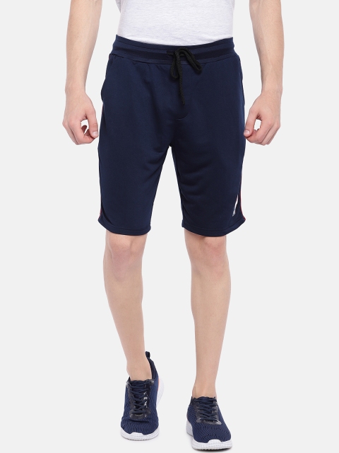 

NBA Men Navy Blue Solid Regular Fit Sports Shorts