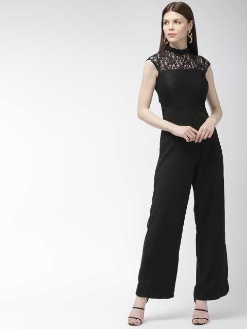 

20Dresses Women Black Solid Basic Jumpsuit