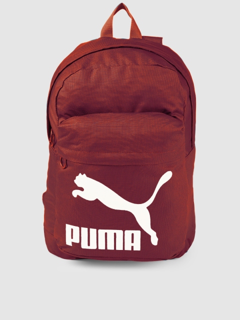 

Puma Unisex Maroon Brand Logo Originals Backpack