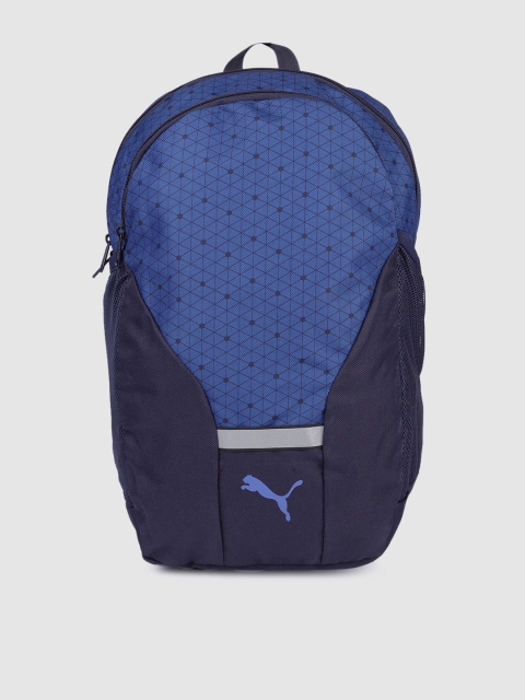 

Puma Unisex Navy Blue Graphic Backpack