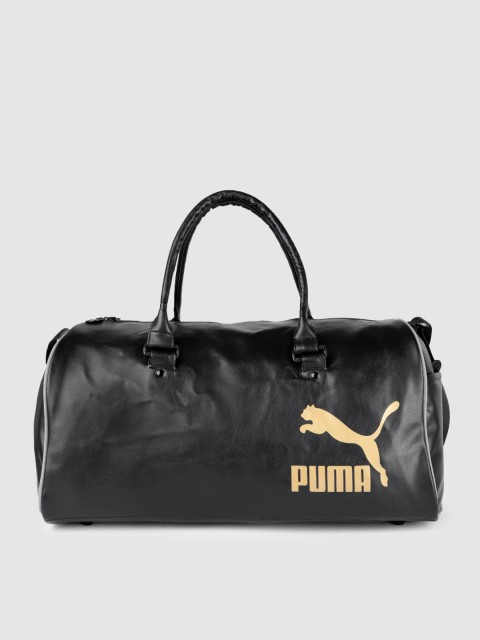

Puma Unisex Black Originals Grip Retro Duffel Bag