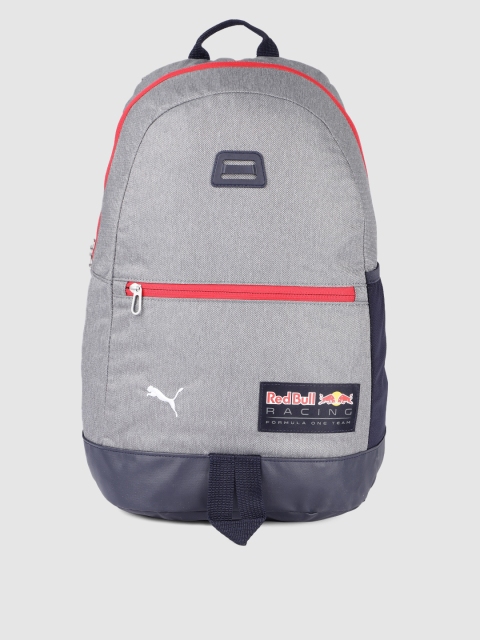 

PUMA Motorsport Unisex Grey & Navy Blue RBR Lifestyle Textured Laptop Backpack