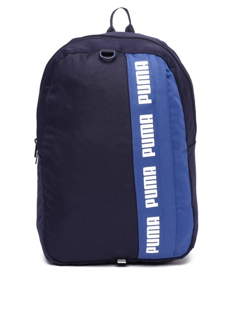 

Puma Unisex Navy Blue Solid Phase Backpack