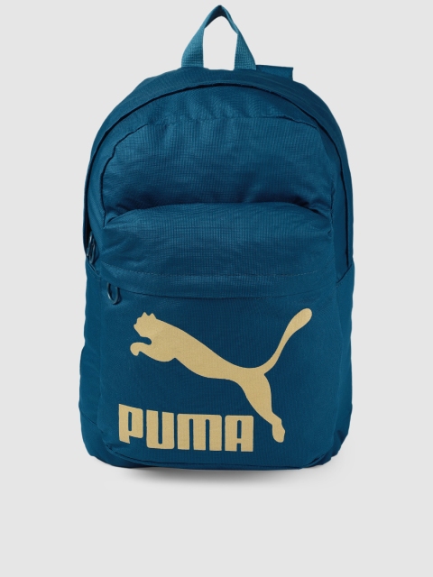 

Puma Unisex Blue Brand Logo Originals Backpack