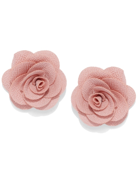 

Blisscovered Pink Floral Oversized Studs