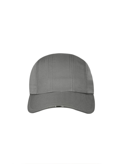 

Puma Unisex Grey Solid Baseball Cap