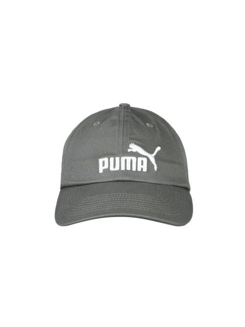 

Puma Unisex Grey Solid Baseball Cap