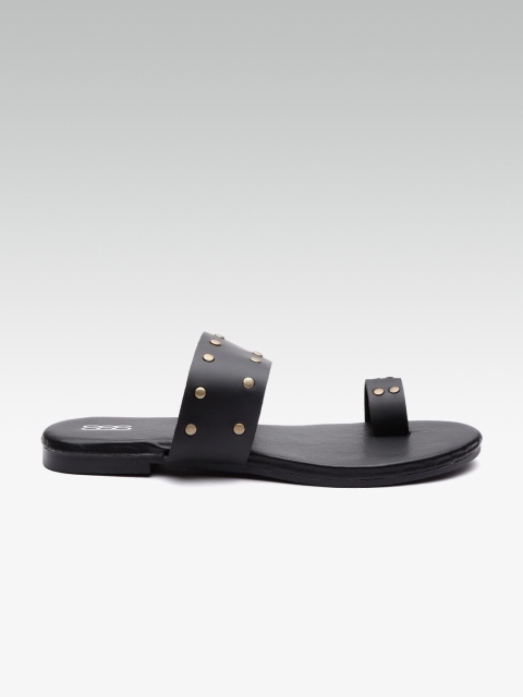 

Street Style Store Women Black Solid One Toe Flats