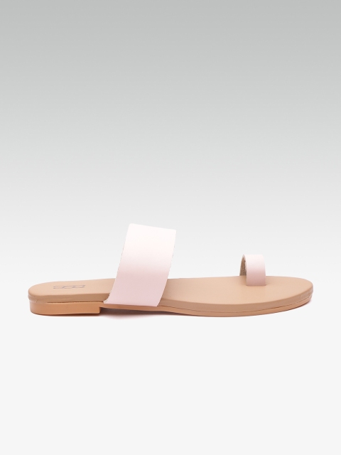 

Street Style Store Women Pink Solid One Toe Flats
