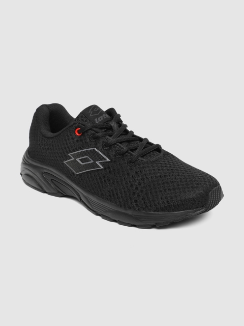 

Lotto Men Black Solid Sneakers