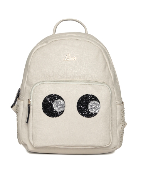 

Lavie Women Light Grey Embellished Backpack