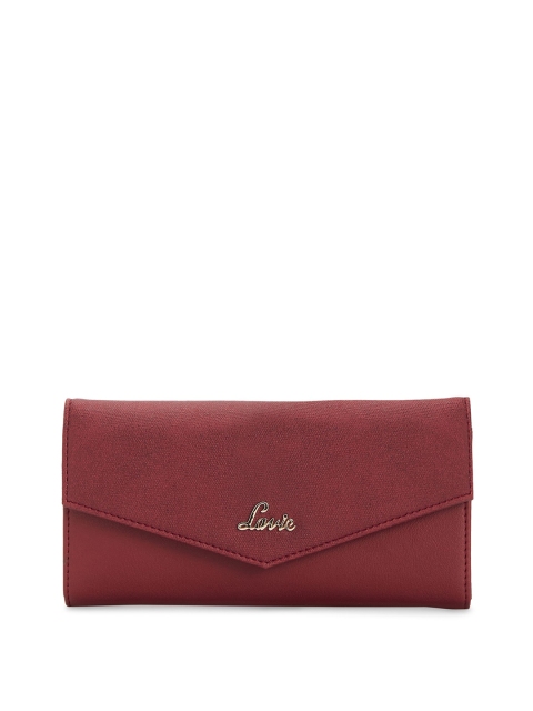 

Lavie Women Red Solid Two Fold Wallet