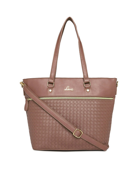 

Lavie Brown Textured Shoulder Bag