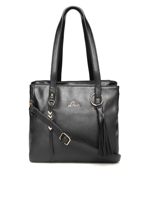 

Lavie Black Solid Shoulder Bag