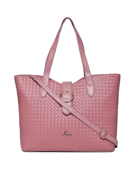 

Lavie Pink Textured Shoulder Bag