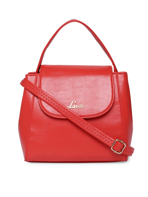 

Lavie Red Solid Sling Bag