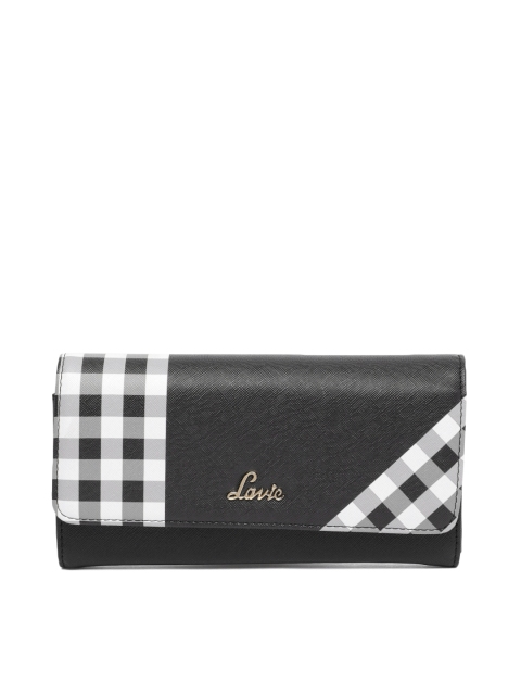 

Lavie Women Black Printed Two Fold Wallet