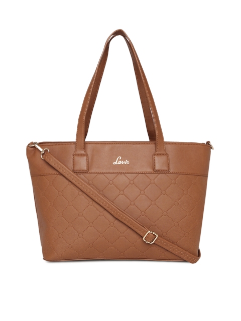 

Lavie Brown Textured Shoulder Bag