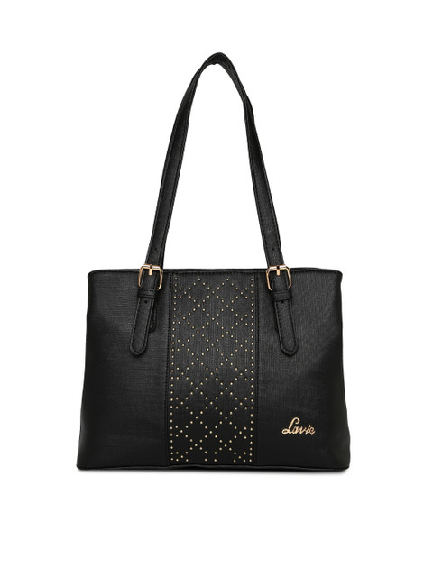 

Lavie Black Textured Shoulder Bag