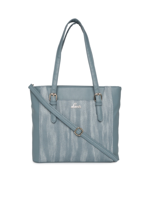 

Lavie Blue Textured Shoulder Bag