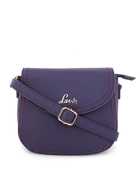

Lavie Purple Solid Sling Bag