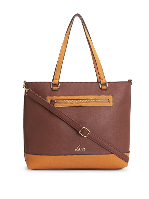 

Lavie Brown Solid Shoulder Bag