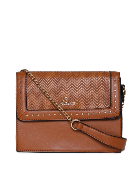 

Lavie Brown Solid Sling Bag