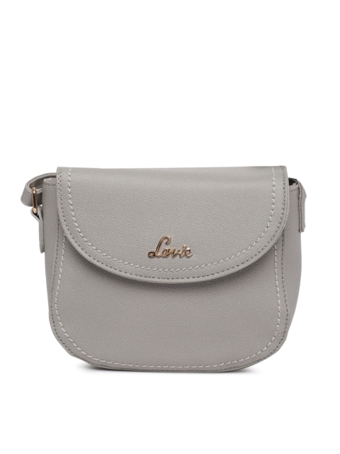 

Lavie Women Grey Solid Sling Bag