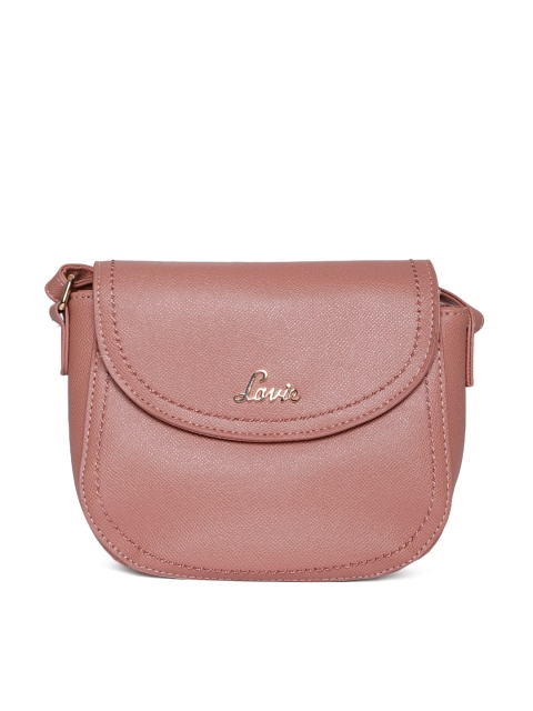 

Lavie Pink Solid Sling Bag