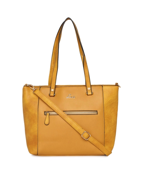 

Lavie Yellow Solid Shoulder Bag