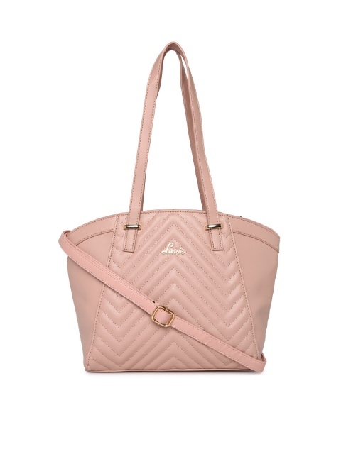 

Lavie Nude-Coloured Textured Shoulder Bag