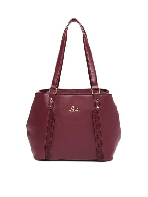 

Lavie Maroon Solid Shoulder Bag