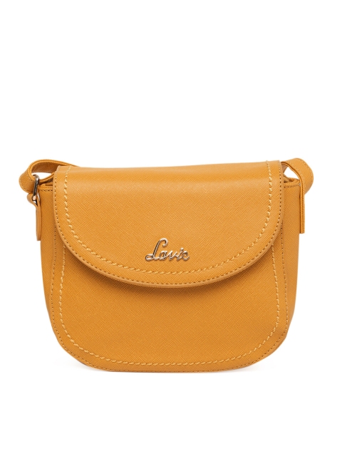 

Lavie Women Yellow Solid Sling Bag