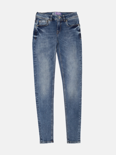 

Superdry Women Blue Cassie Skinny Fit Mid-Rise Clean Look Stretchable Jeans