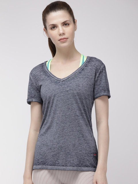 

Superdry Women Grey Self Design Top
