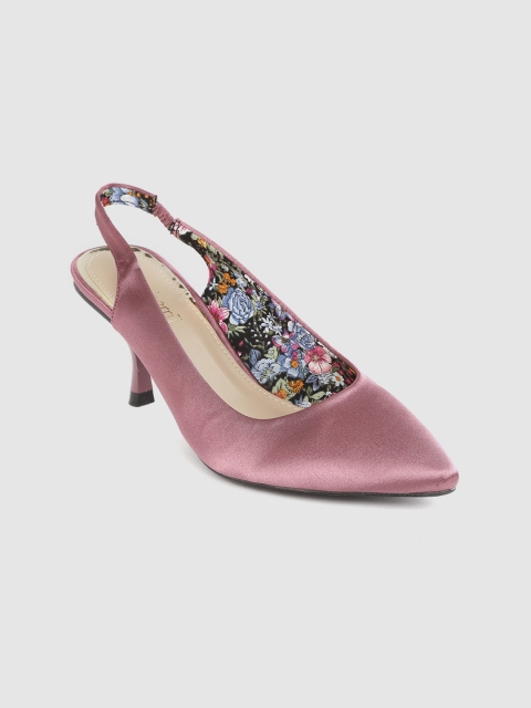 

DressBerry Women Purple Solid Pumps