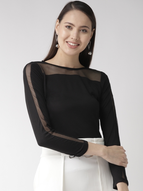

Madame Women Black Solid Top