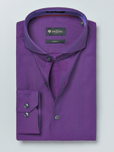 

INVICTUS Pink & Navy Slim Work Essentials Shirt