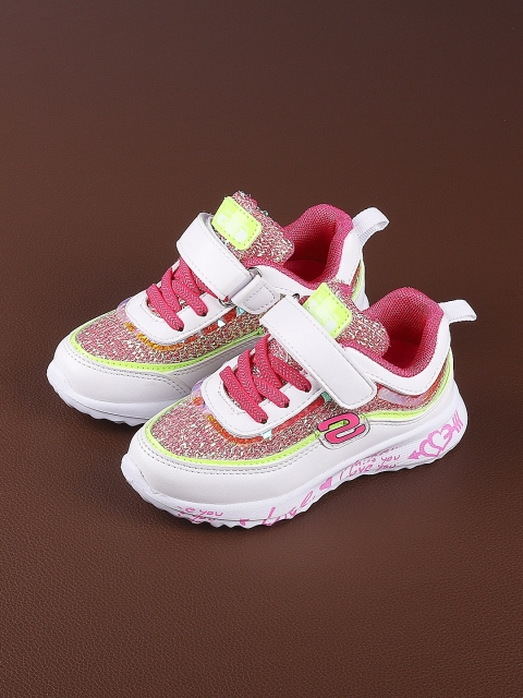 

Walktrendy Girls White Sneakers