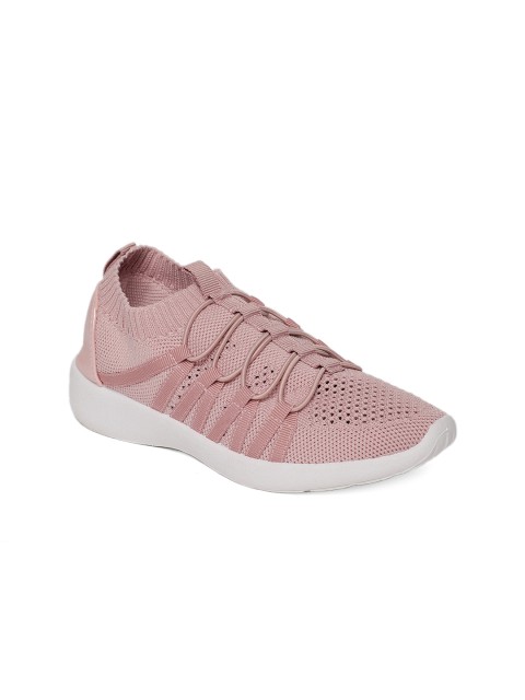 

People Women Pink Solid Slip-On Sneakers