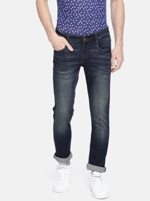 

Parx Men Blue Slim Tapered Fit Low-Rise Clean Look Stretchable Jeans